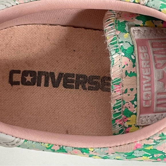 Converse Breakpoint Low Top Floral Sneakers Size 8.5 k - Picture 9 of 11